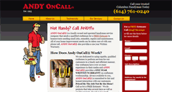 Desktop Screenshot of andyoncallcolumbus.com